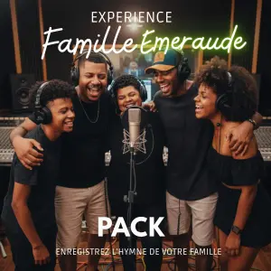 Expérience studio famille intermédiaire – Pack Famille Émeraude