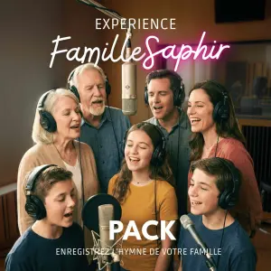 Expérience studio en famille – Pack Famille Saphir