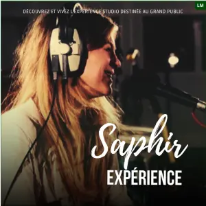 Pack Saphir – première expérience studio
